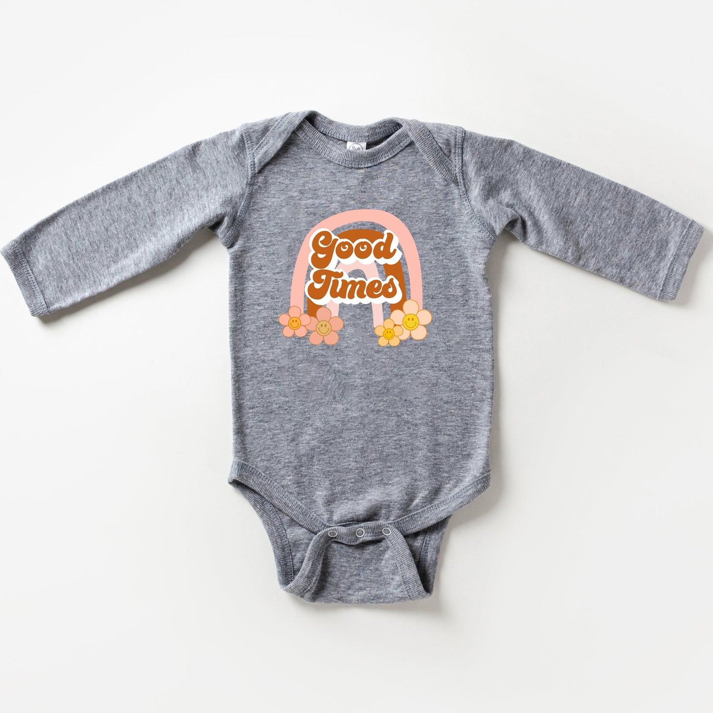 Good Times Rainbow | Baby Long Sleeve Onesie