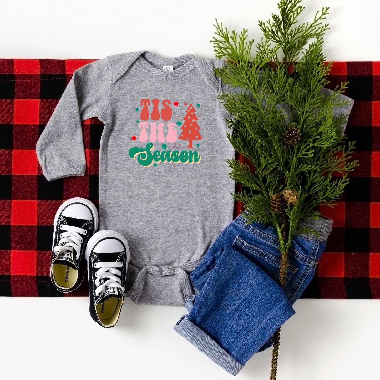 Tis The Season | Baby Long Sleeve Onesie
