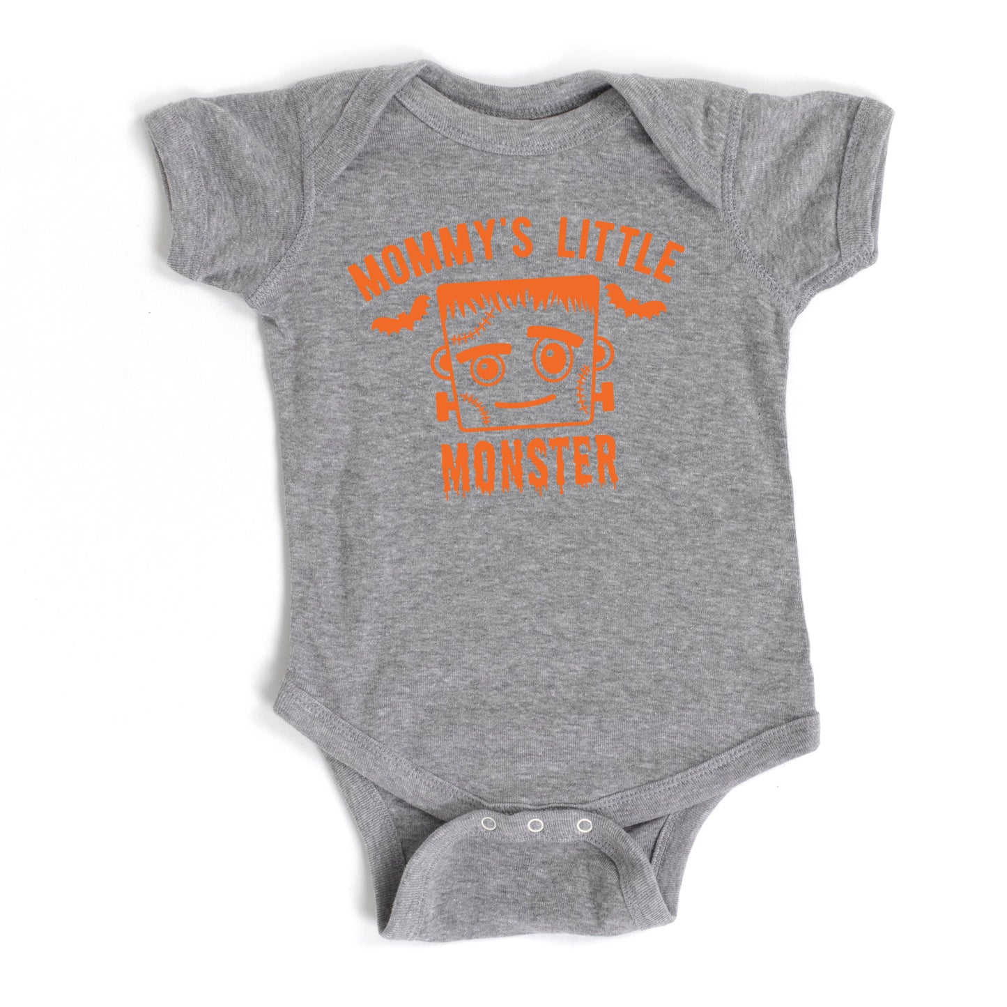 Mommy's Little Monster Boy | Baby Graphic Short Sleeve Onesie