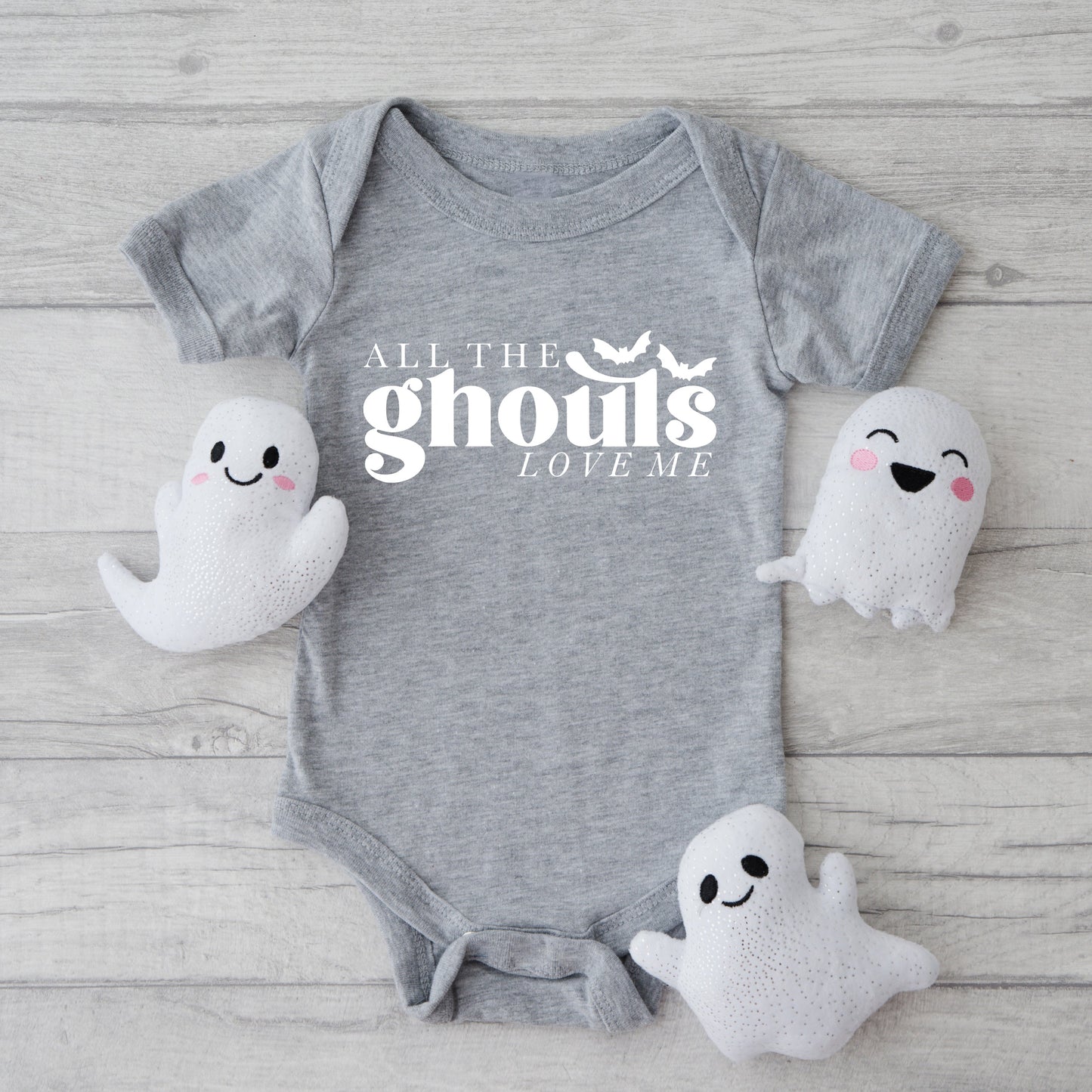 All The Ghouls Love Me | Baby Graphic Short Sleeve Onesie