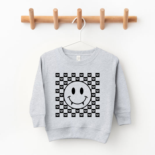 Halloween Bat Smiley Face | Toddler Sweatshirt