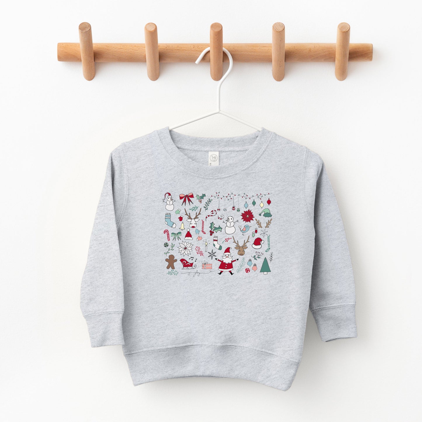 Christmas Doodles | Toddler Sweatshirt