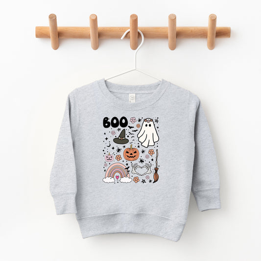 Boo Collage | Toddler Sweatshirt