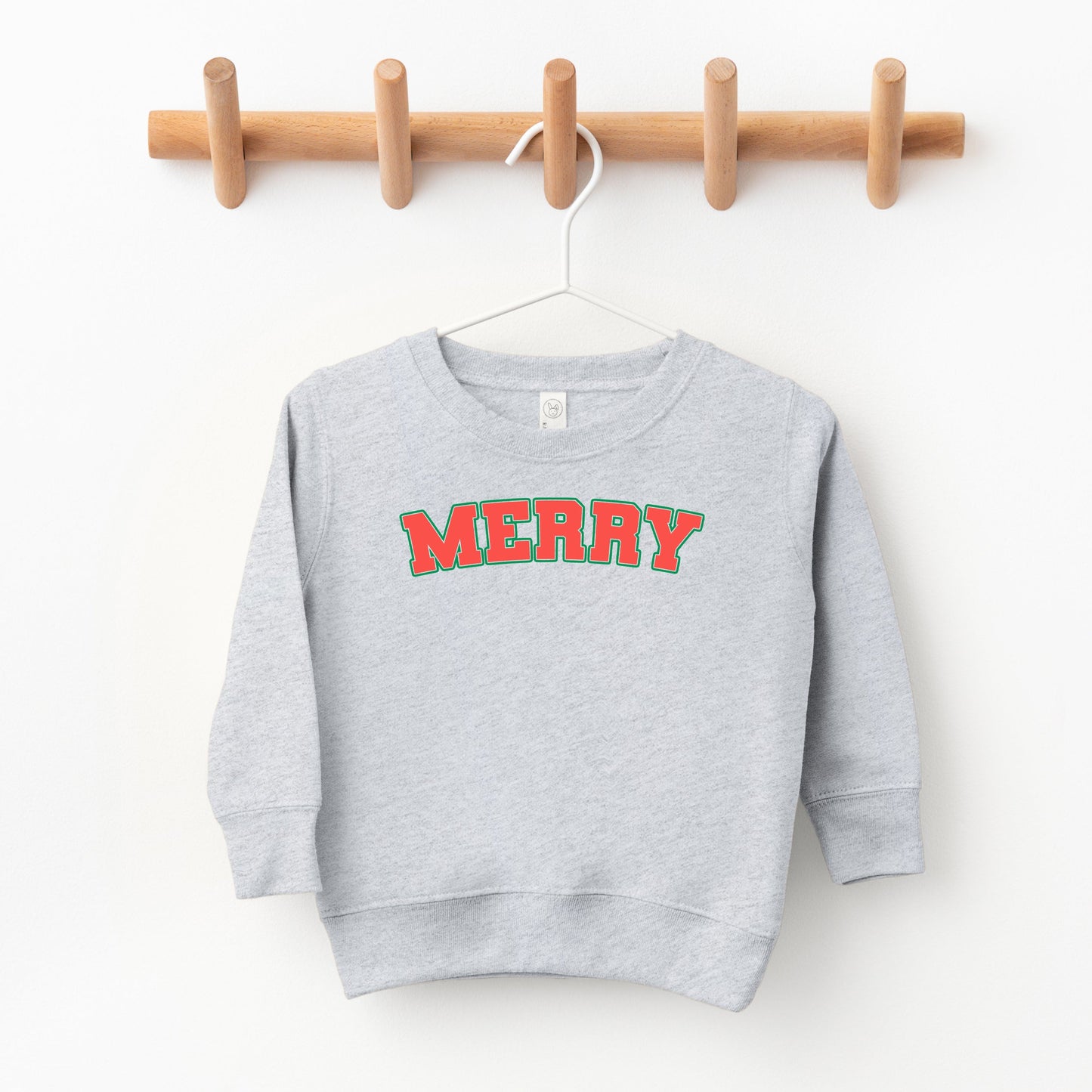 Merry Varsity | Toddler Sweatshirt