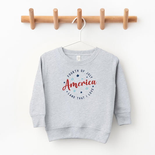 Land That I Love Colorful | Toddler Sweatshirt
