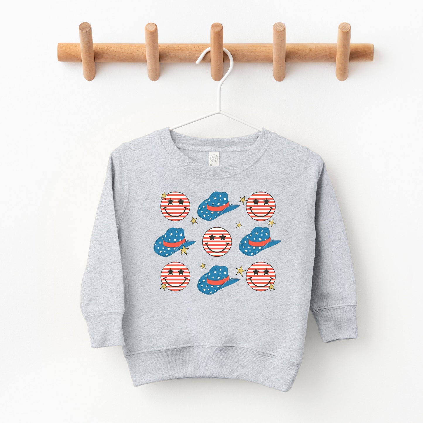 Cowgirl Smiley | Toddler Sweatshirt