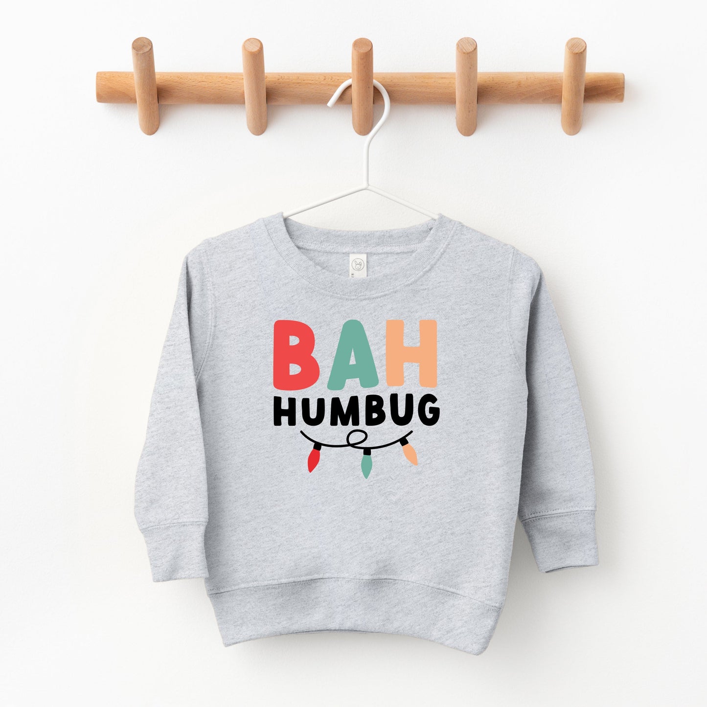 Bah Humbug Lights | Toddler Sweatshirt