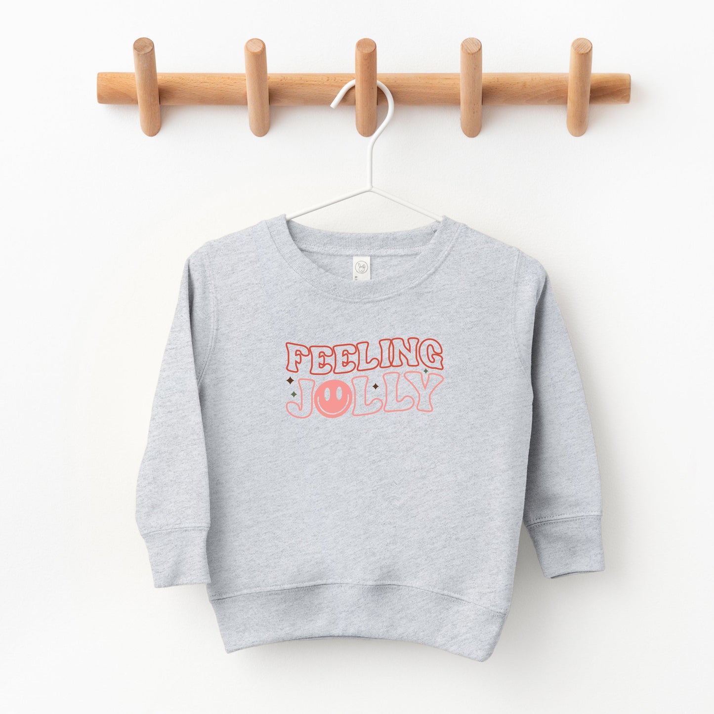 Feeling Jolly Smiley Face | Toddler Sweatshirt