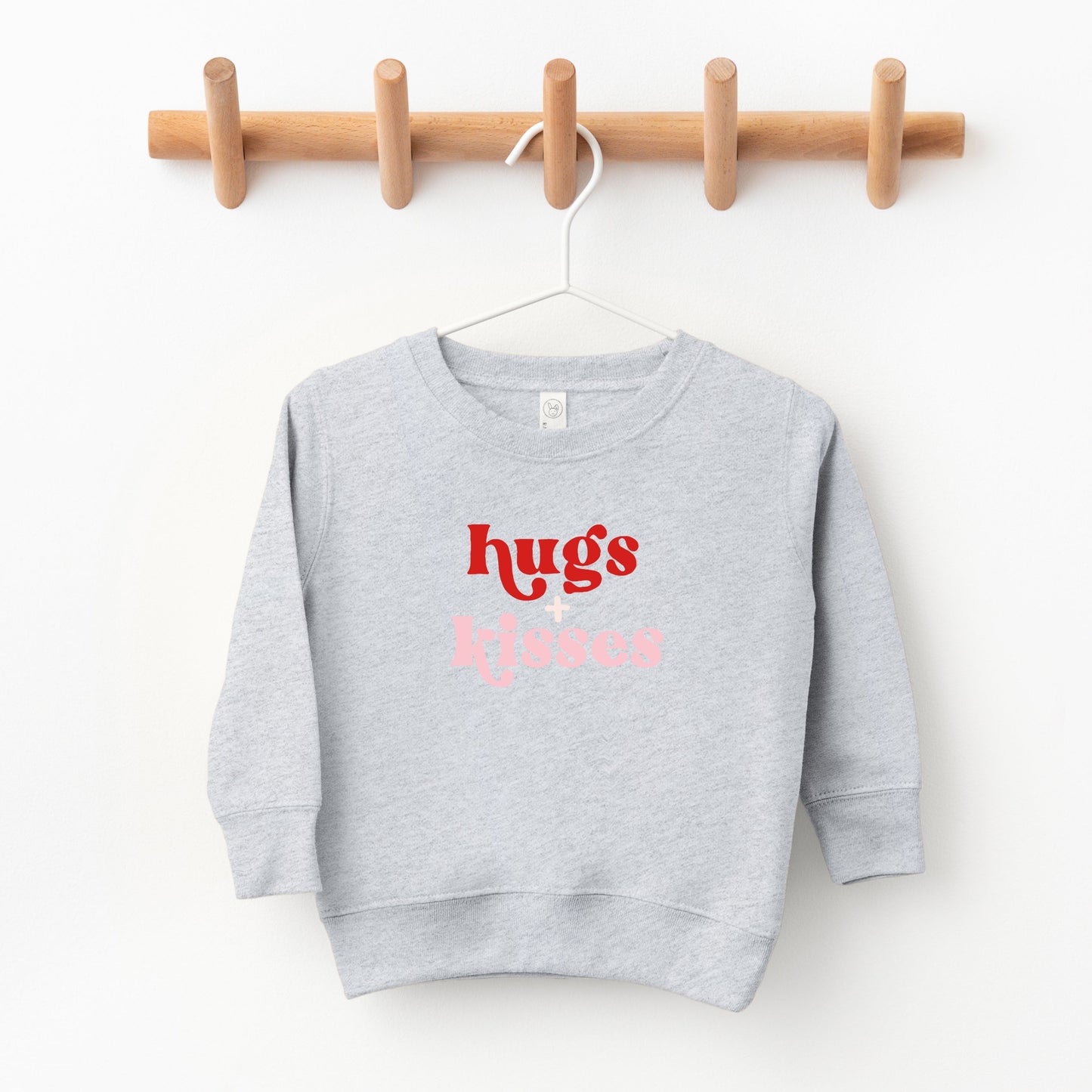 Hugs And Kisses | Toddler Sweatshirt
