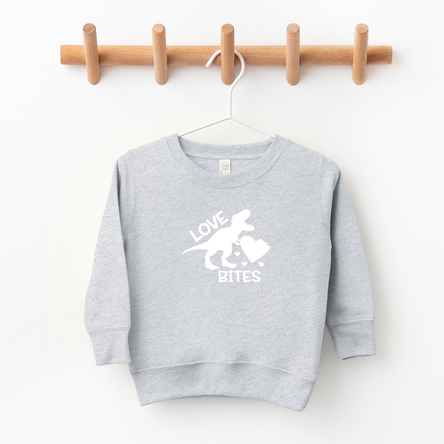 Love Bites Dinosaur | Toddler Sweatshirt