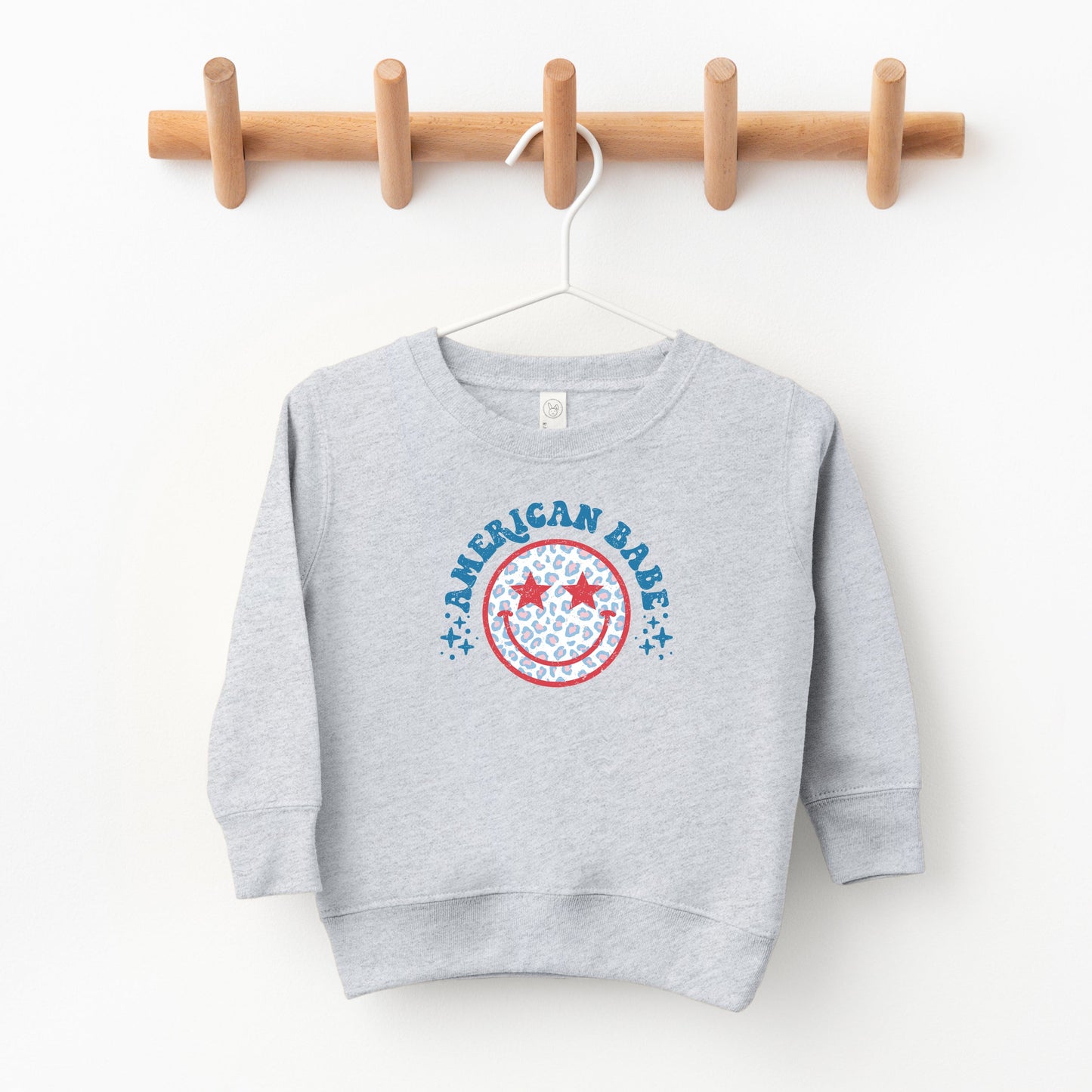 Leopard American Babe | Toddler Sweatshirt
