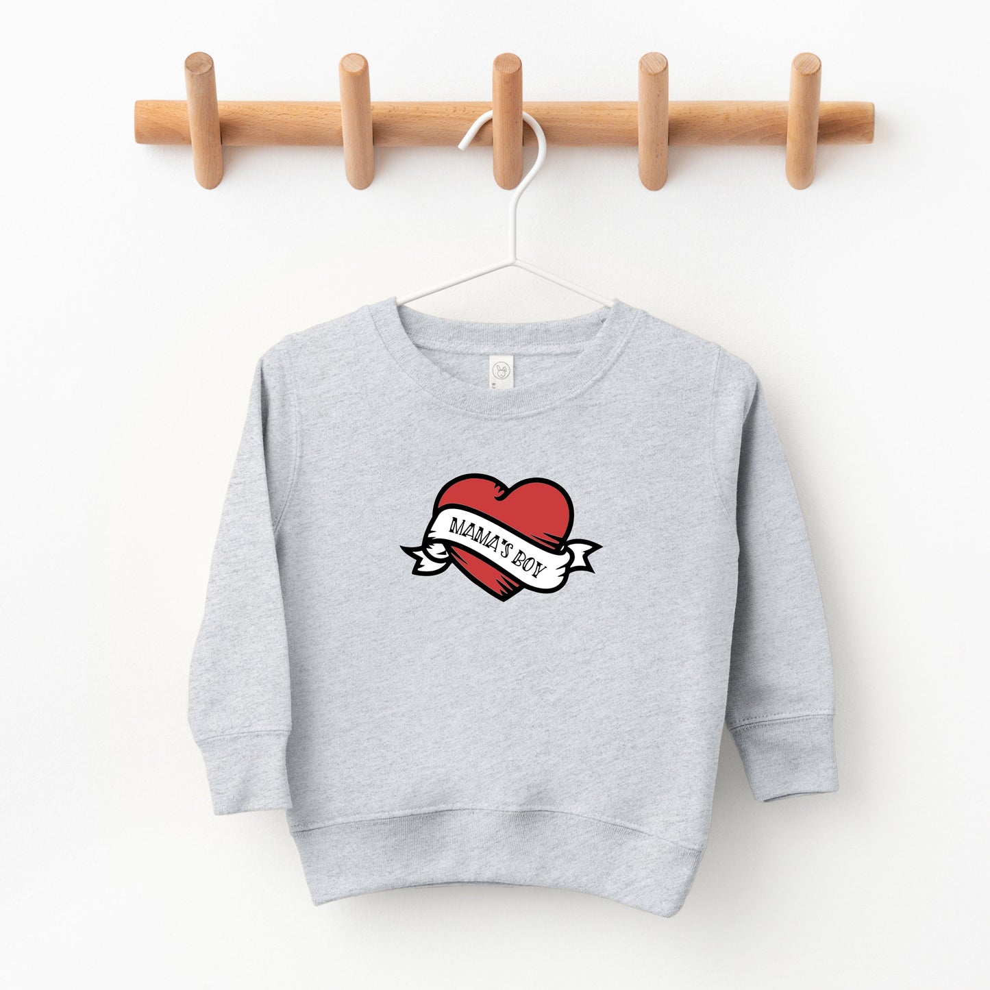 Mama's Boy Heart | Toddler Sweatshirt
