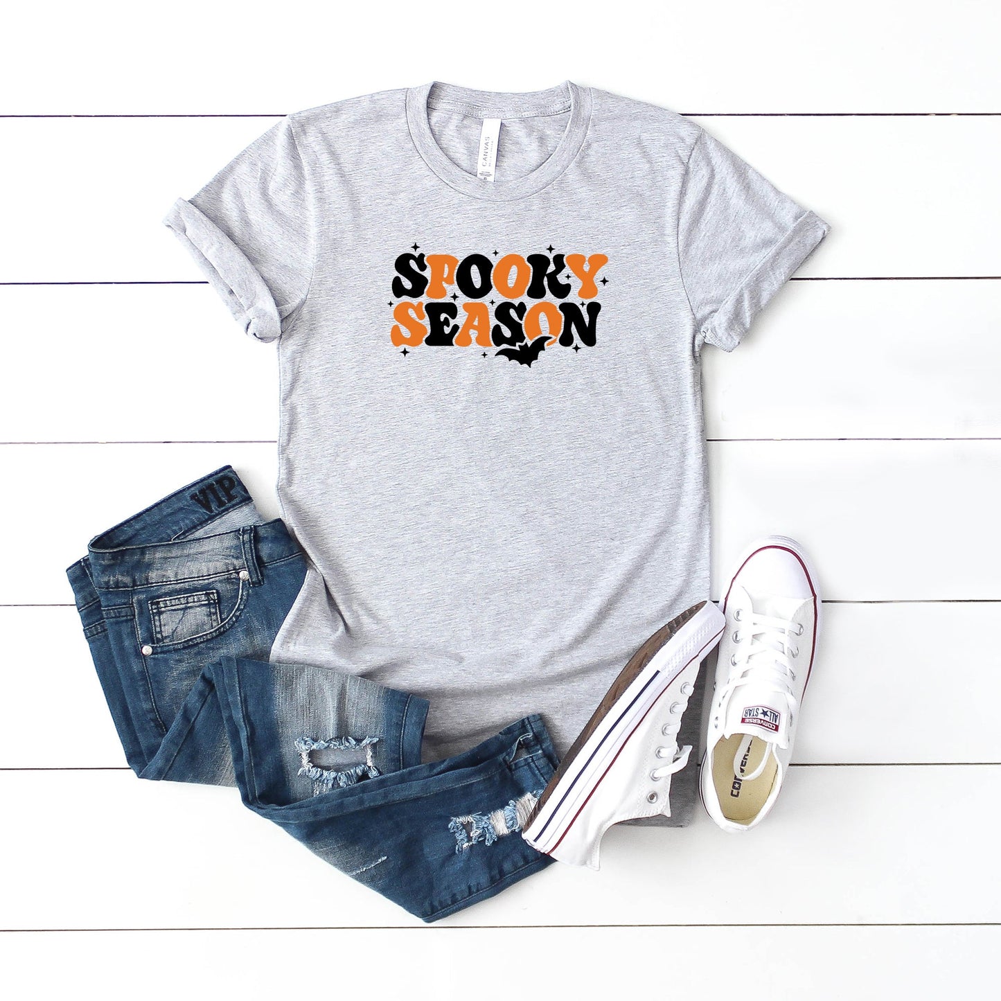 Retro Spooky Season | Youth Short Sleeve Crew Neck