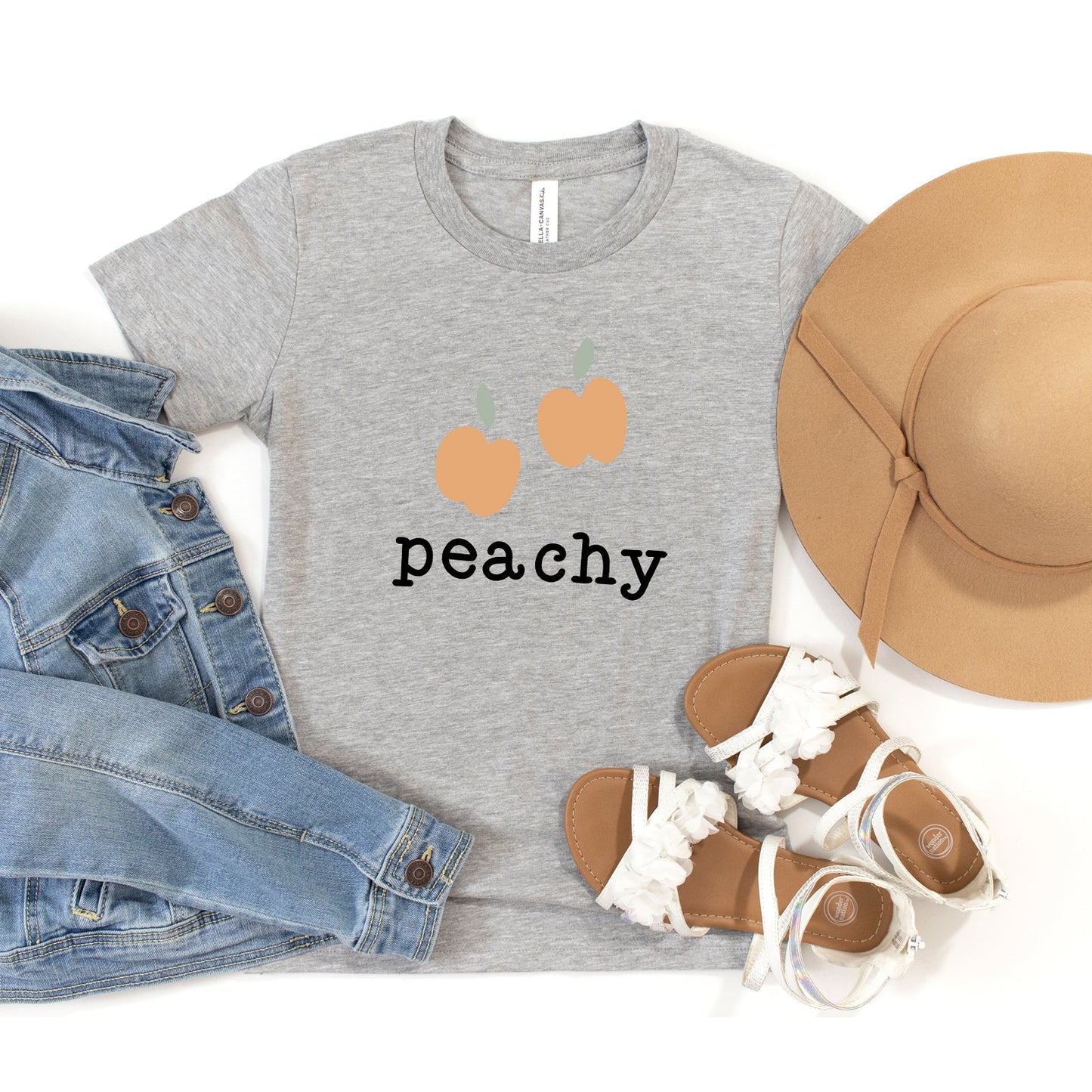 Peachy Fruit | Youth Short Sleeve Crew Neck