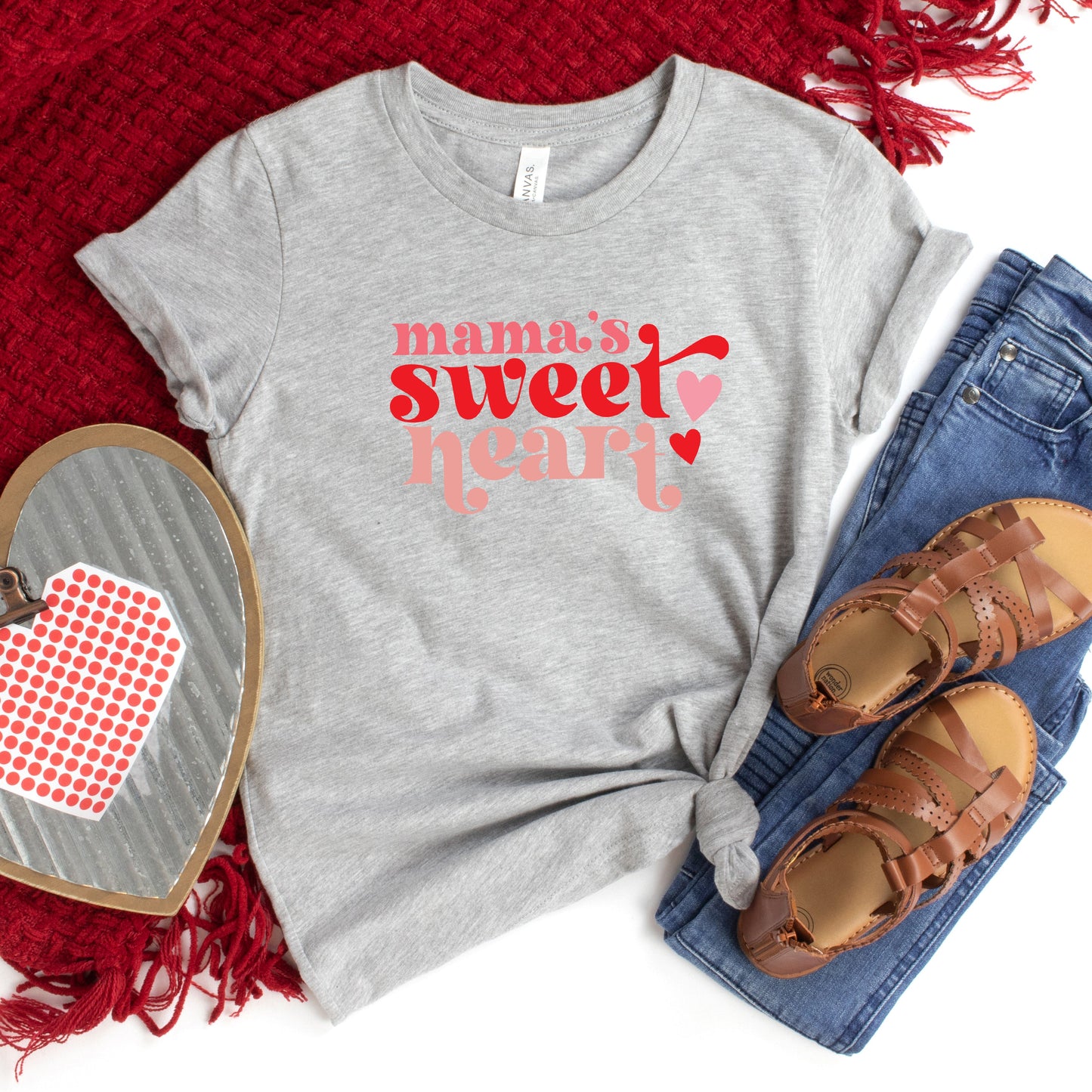 Mama's Sweet Heart | Youth Short Sleeve Crew Neck