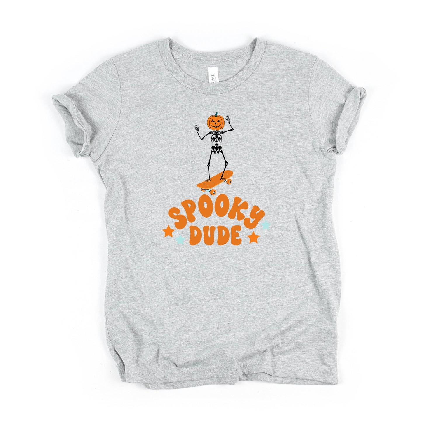Spooky Dude Skeleton | Youth Short Sleeve Crew Neck