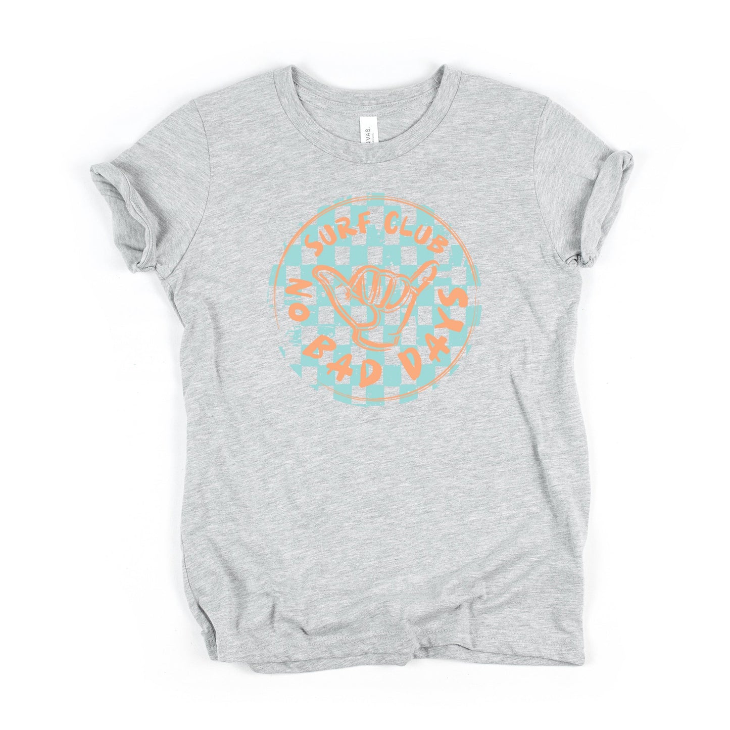 Surf Club Checkered | Youth Short Sleeve Crew Neck