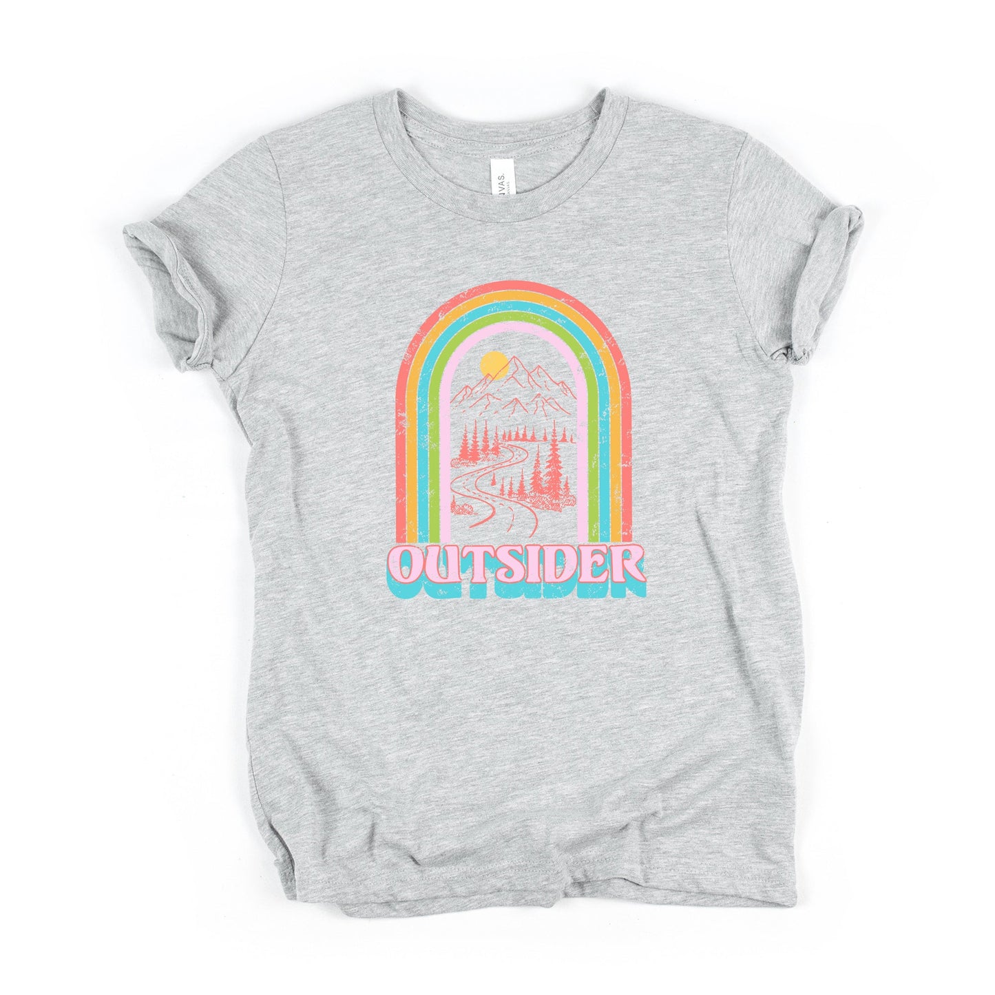 Outsider Rainbow | Youth Short Sleeve Crew Neck