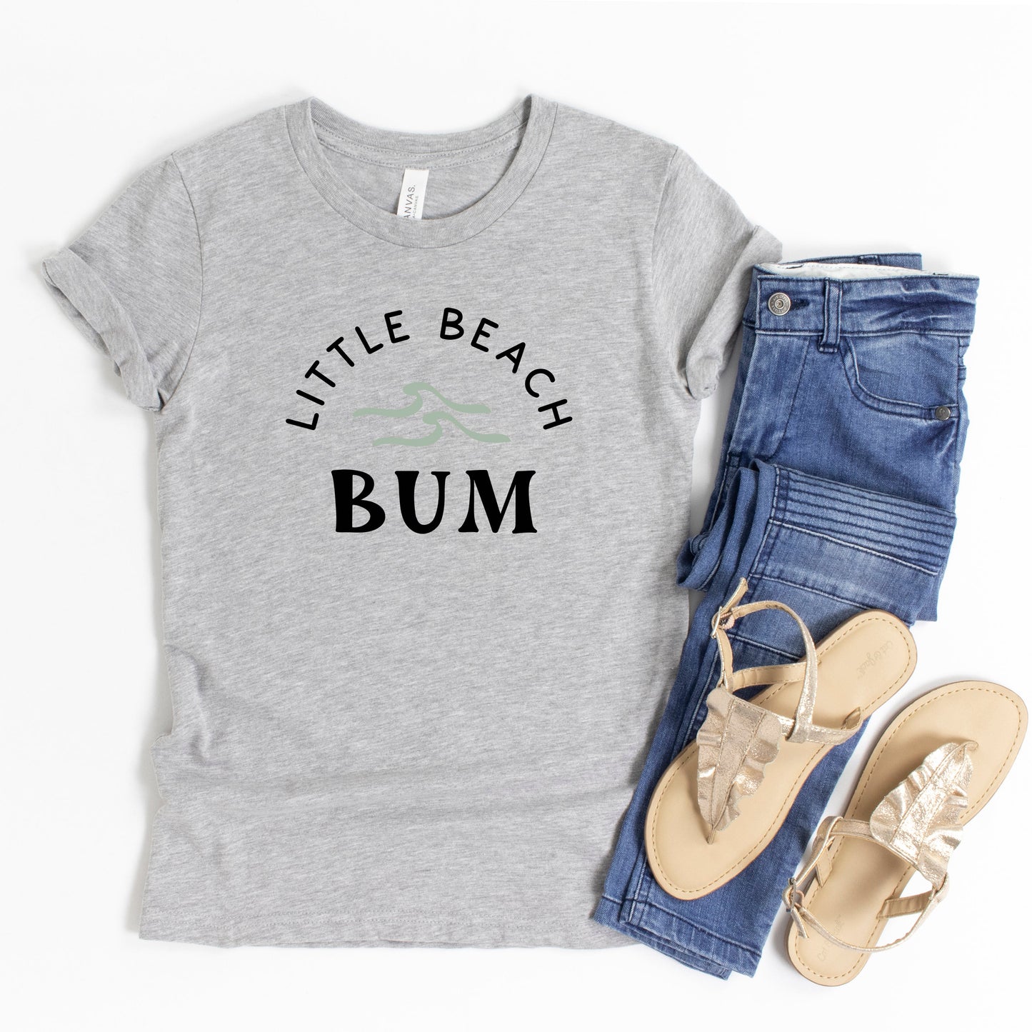 Little Beach Bum | Youth Short Sleeve Crew Neck