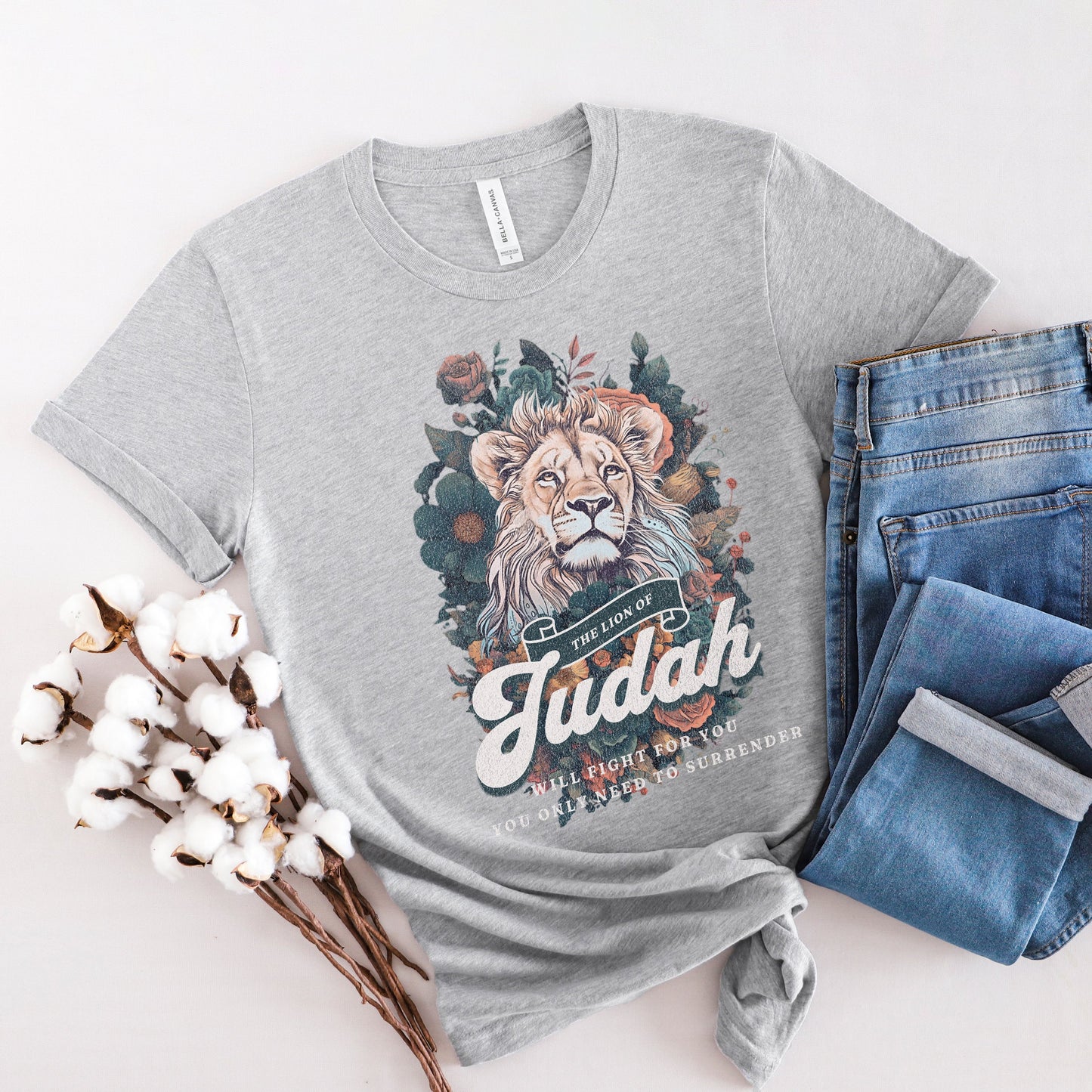Lion Of Judah Will Fight | Short Sleeve Crew Neck