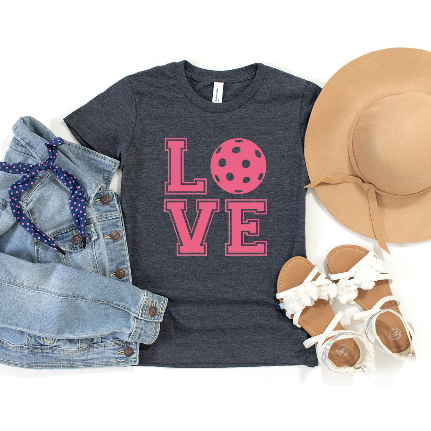 Pickleball Love | Youth Graphic Short Sleeve Tee