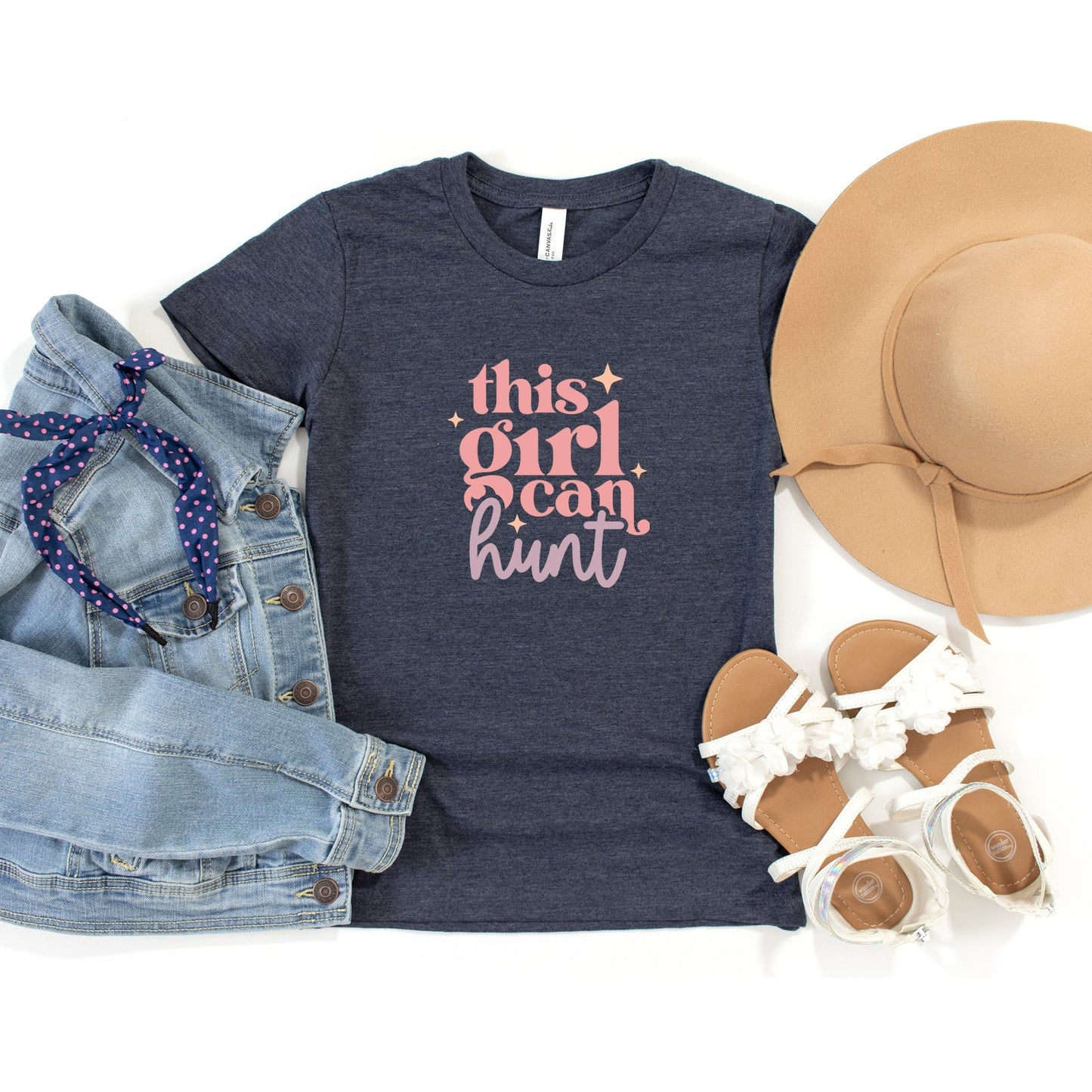 This Girl Can Hunt | Youth Short Sleeve Crew Neck