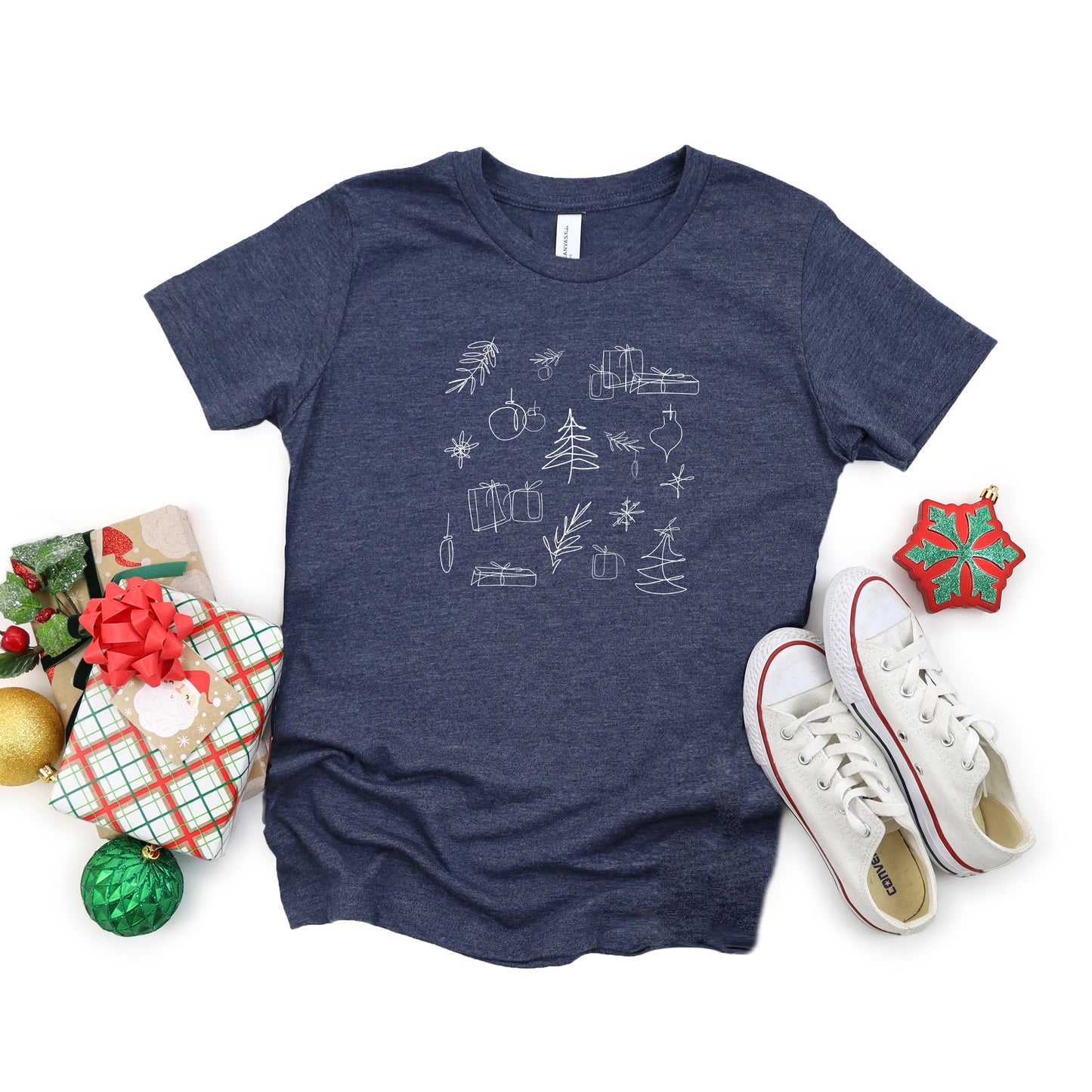 Christmas Clipart | Youth Short Sleeve Crew Neck