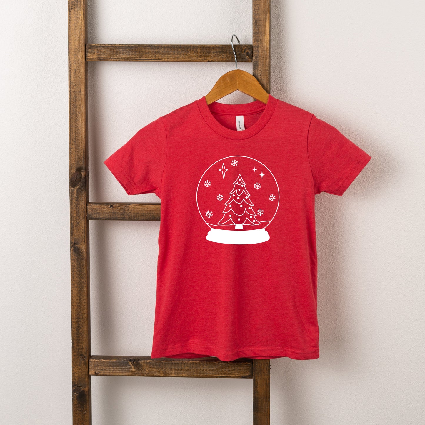 Christmas Snow Globe | Toddler Short Sleeve Crew Neck