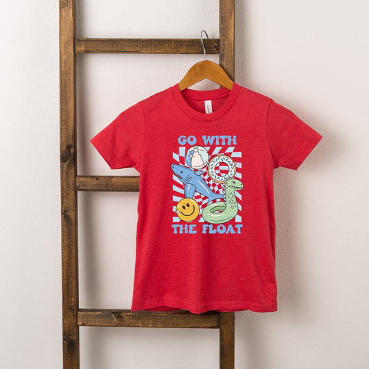 Go With The Float Blue | Youth Short Sleeve Crew Neck