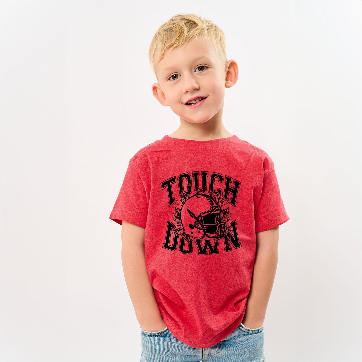 Touchdown Helmet | Youth Graphic Short Sleeve Tee