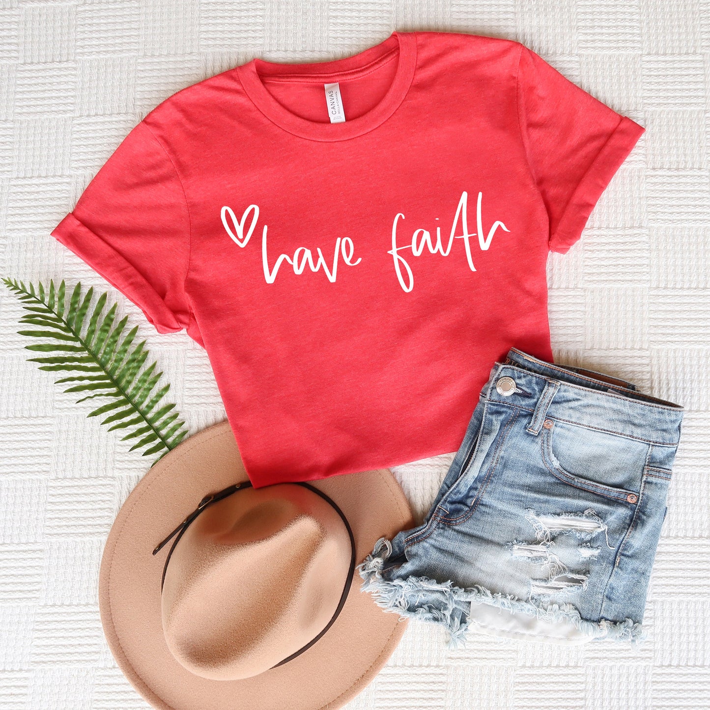 Have Faith Heart | Short Sleeve Crew Neck