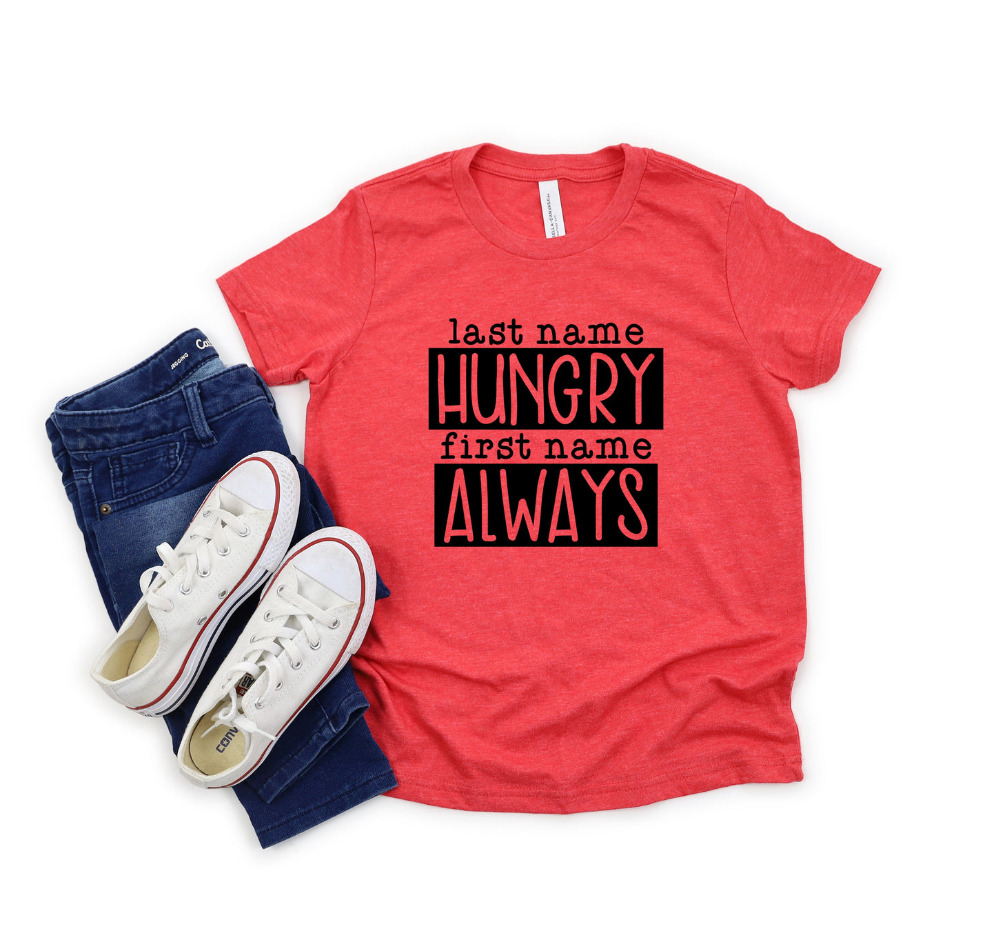 Last Name Hungry | Youth Short Sleeve Crew Neck