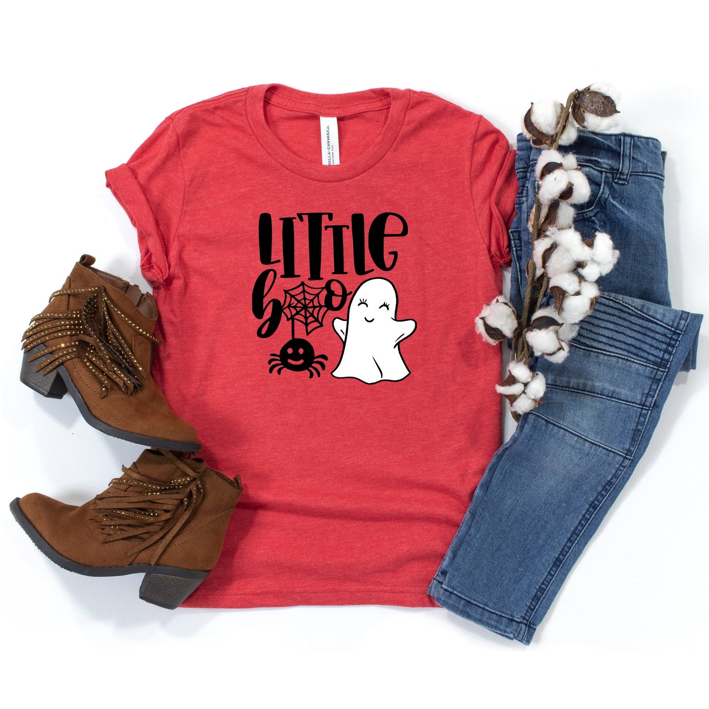 Little Boo Ghost | Youth Short Sleeve Crew Neck