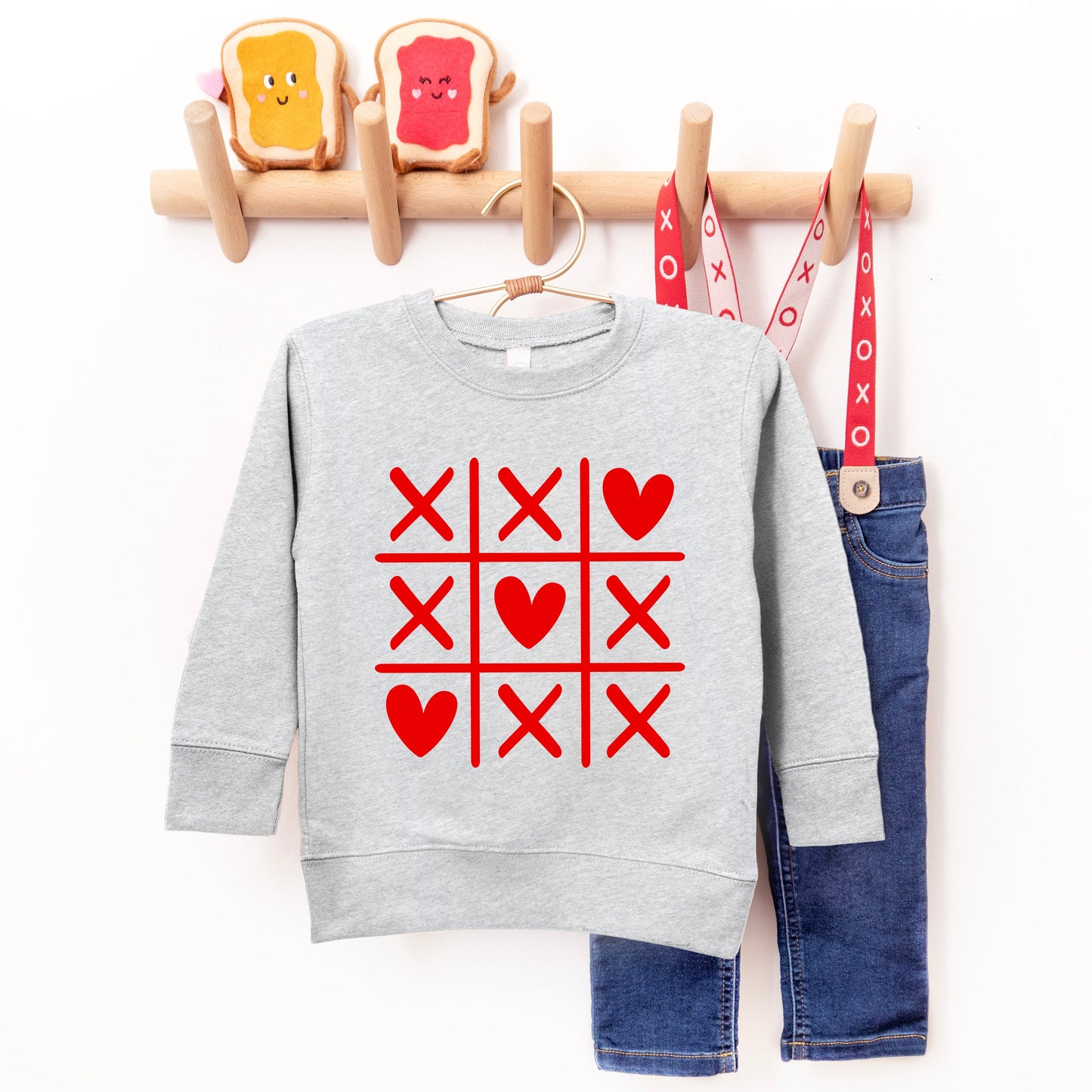 Tic Tac Heart | Toddler Graphic Sweatshirt