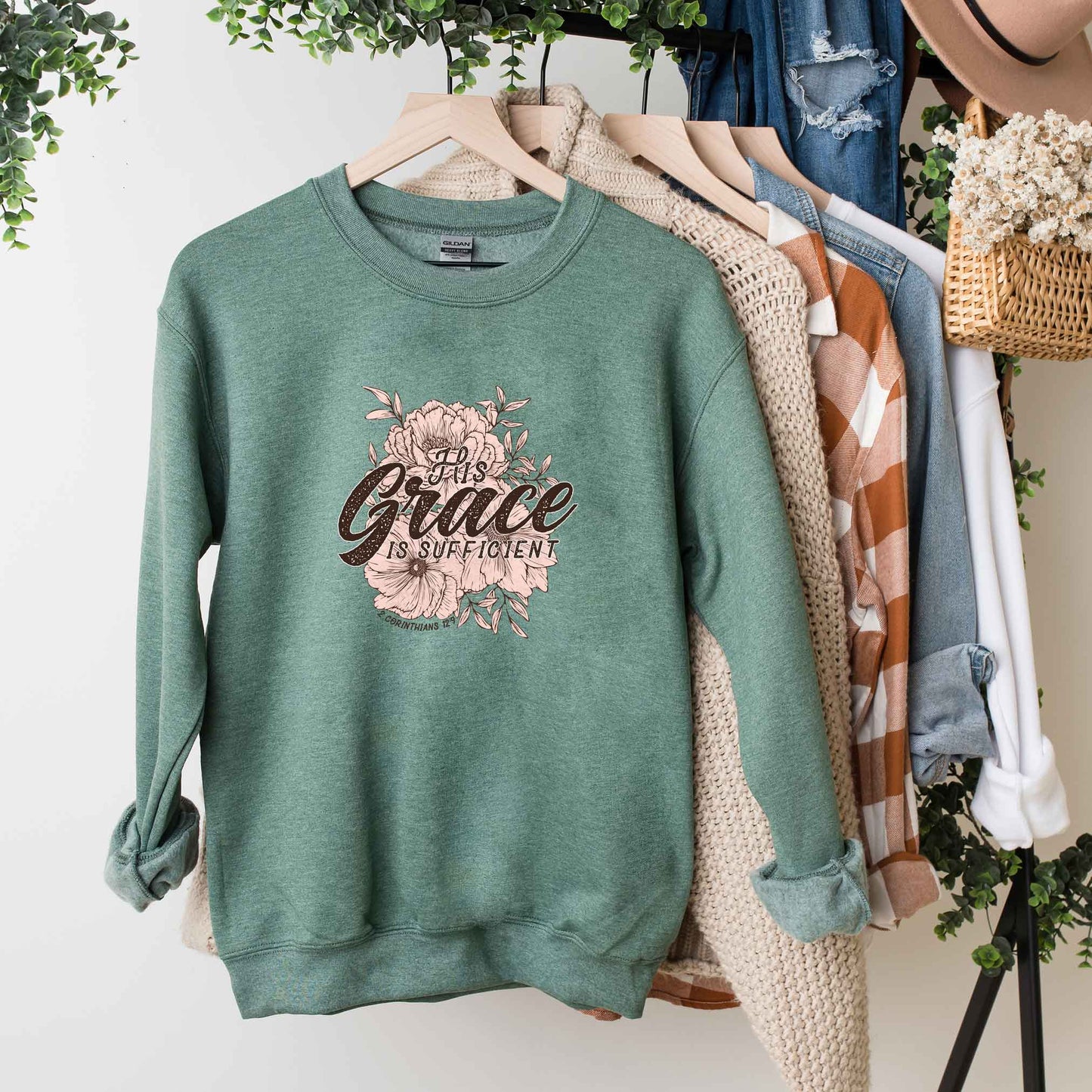 His Grace is Sufficient | Sweatshirt