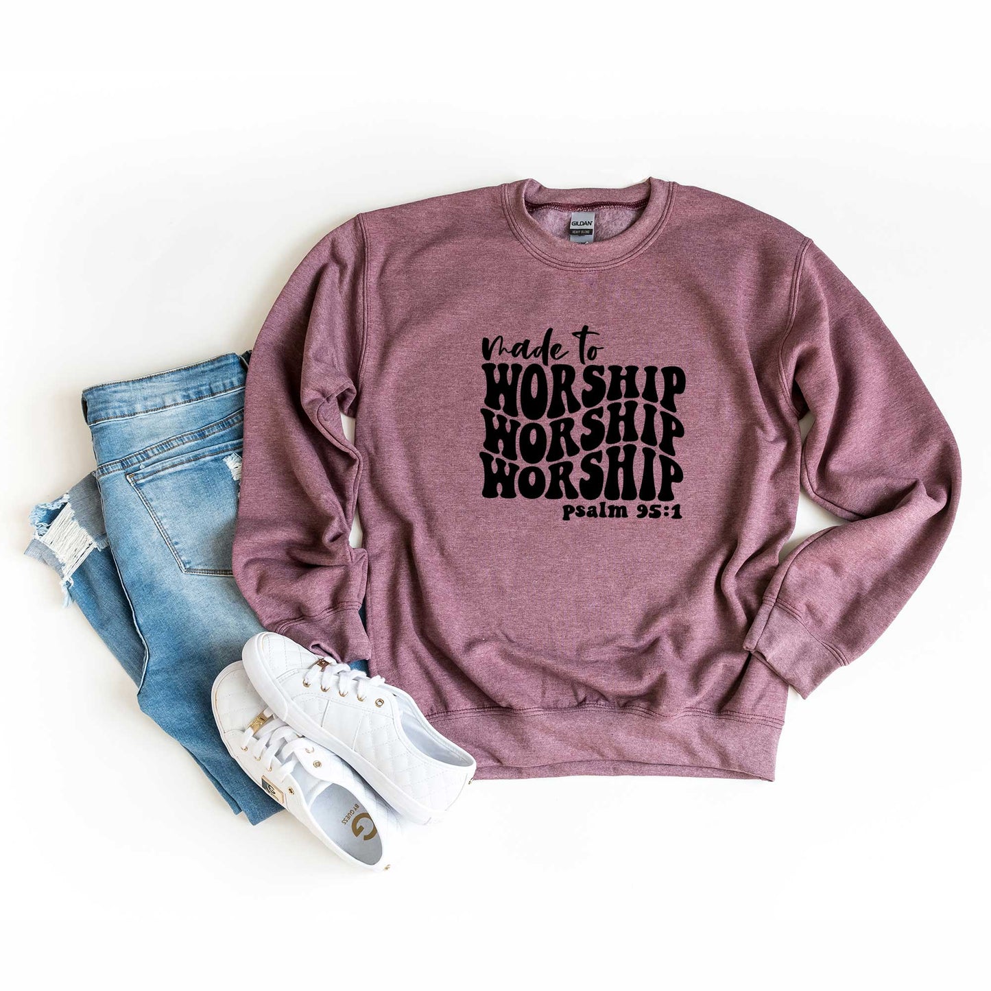 Made To Worship Wavy | Sweatshirt