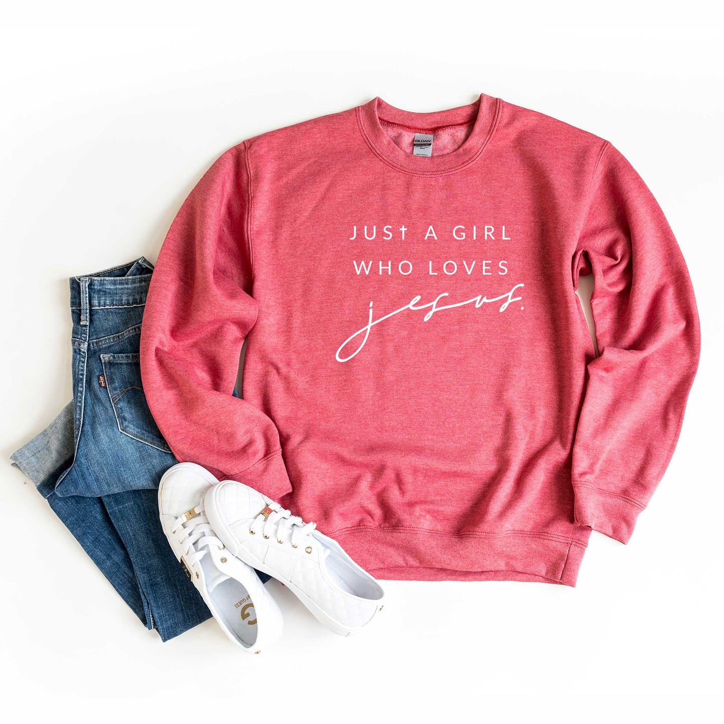 Just A Girl Who Loves Jesus | Sweatshirt
