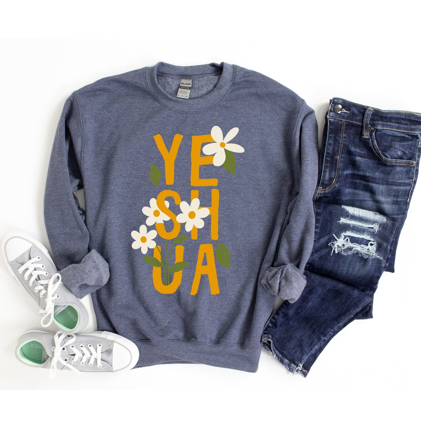 Floral Yeshua | Sweatshirt