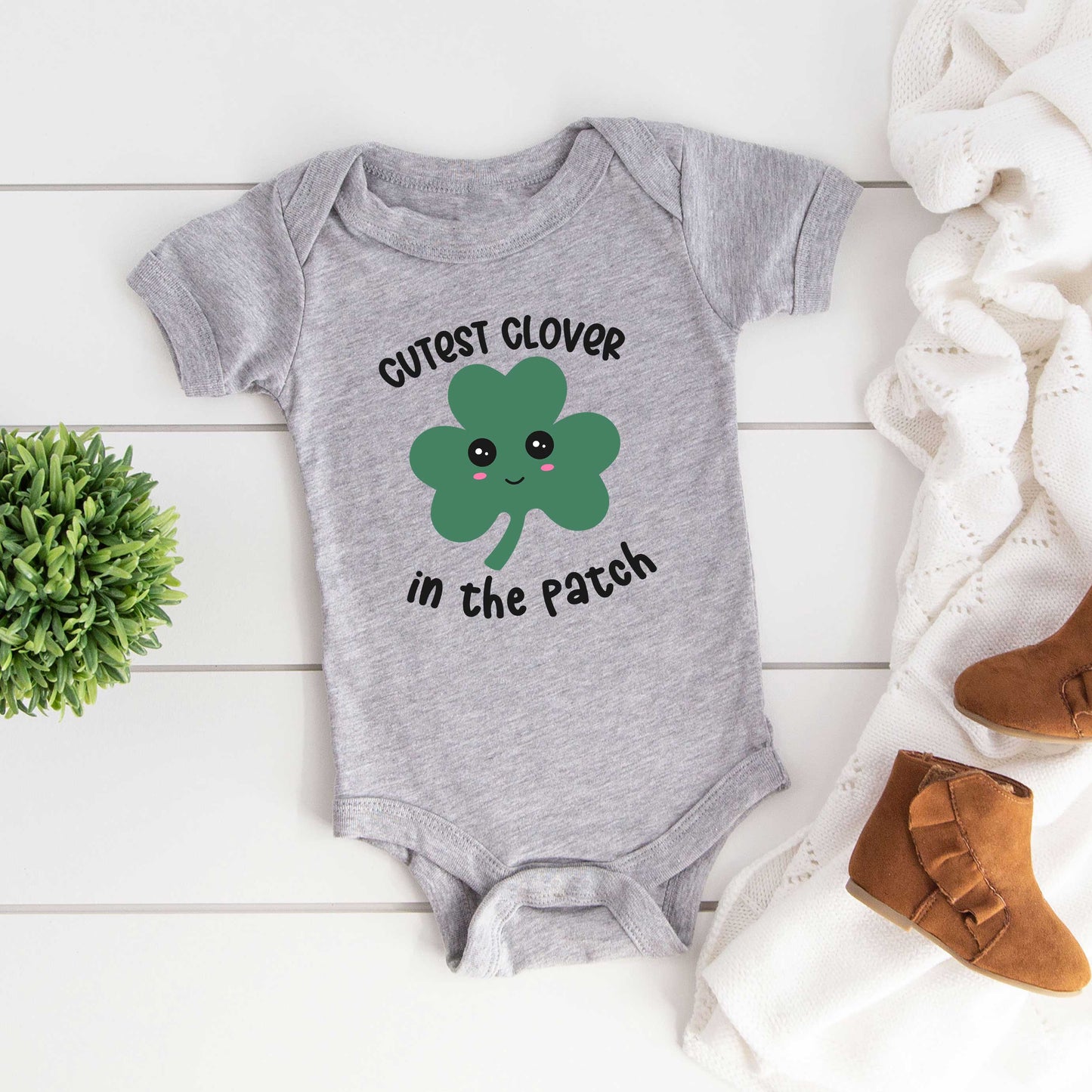 Cutest Clover | Baby Graphic Short Sleeve Onesie
