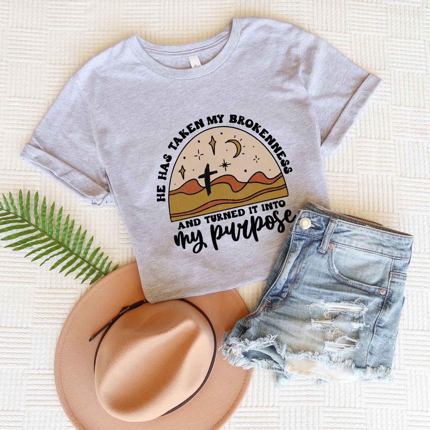 Brokenness To Purpose Desert | Short Sleeve Crew Neck