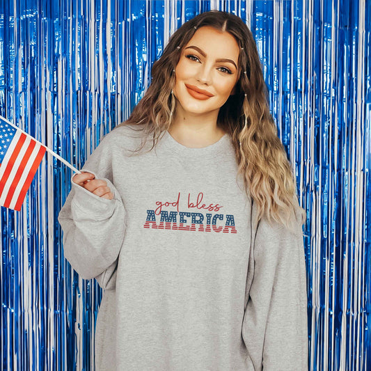 God Bless America Flag | Sweatshirt