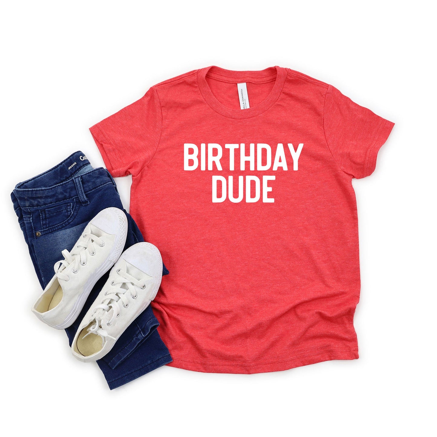 Birthday Dude Bold | Toddler Graphic Short Sleeve Tee