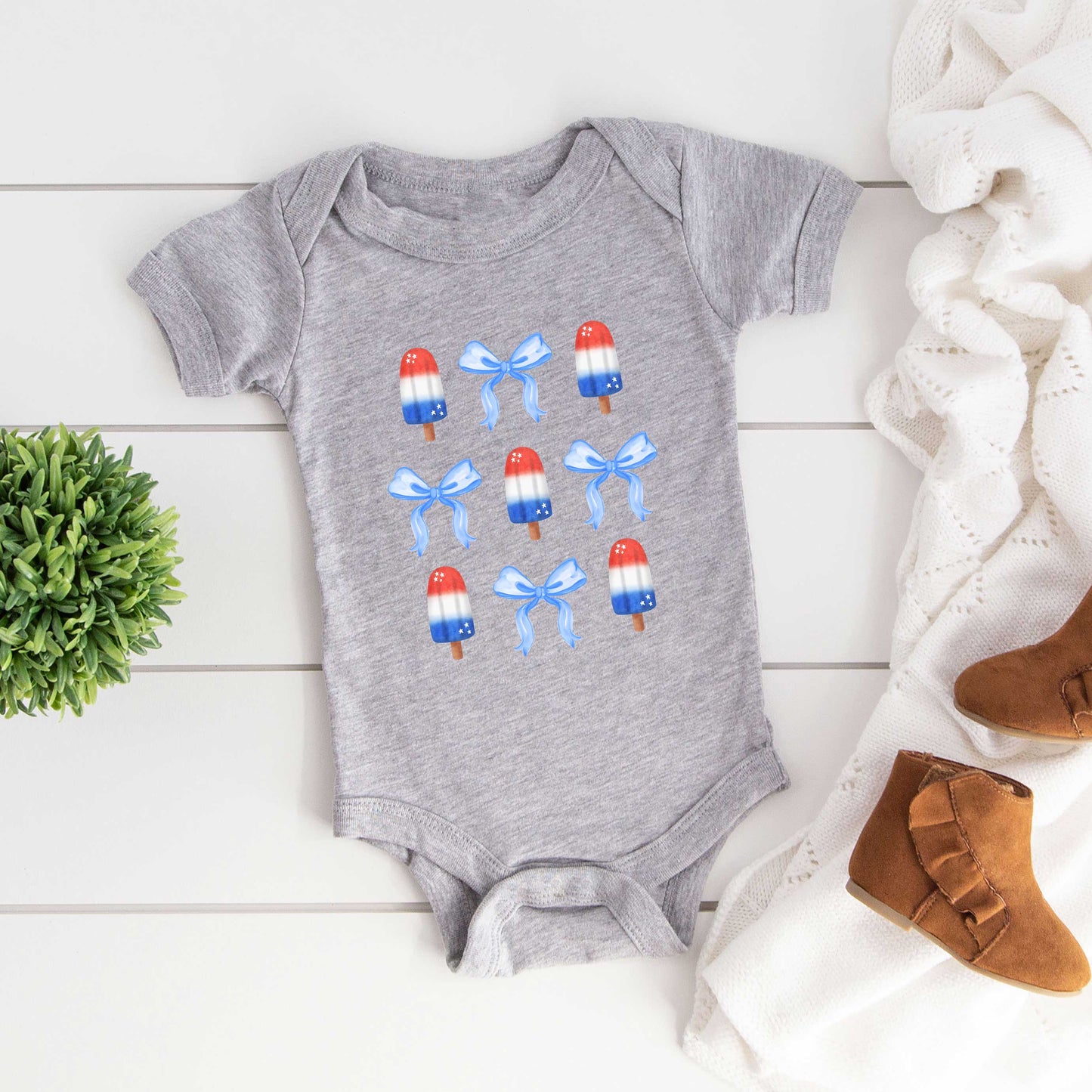 Boom Pop Coquette Chart | Baby Graphic Short Sleeve Onesie