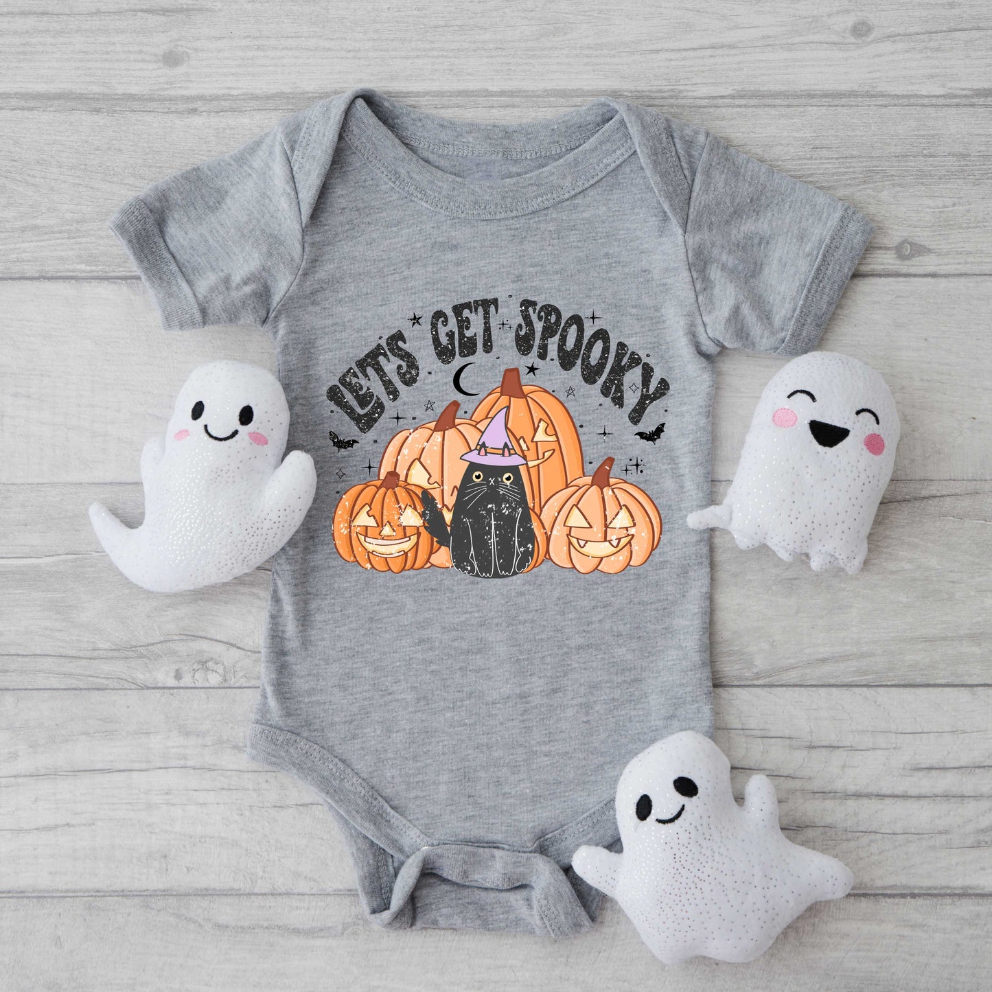 Let's Get Spooky | Baby Graphic Short Sleeve Onesie