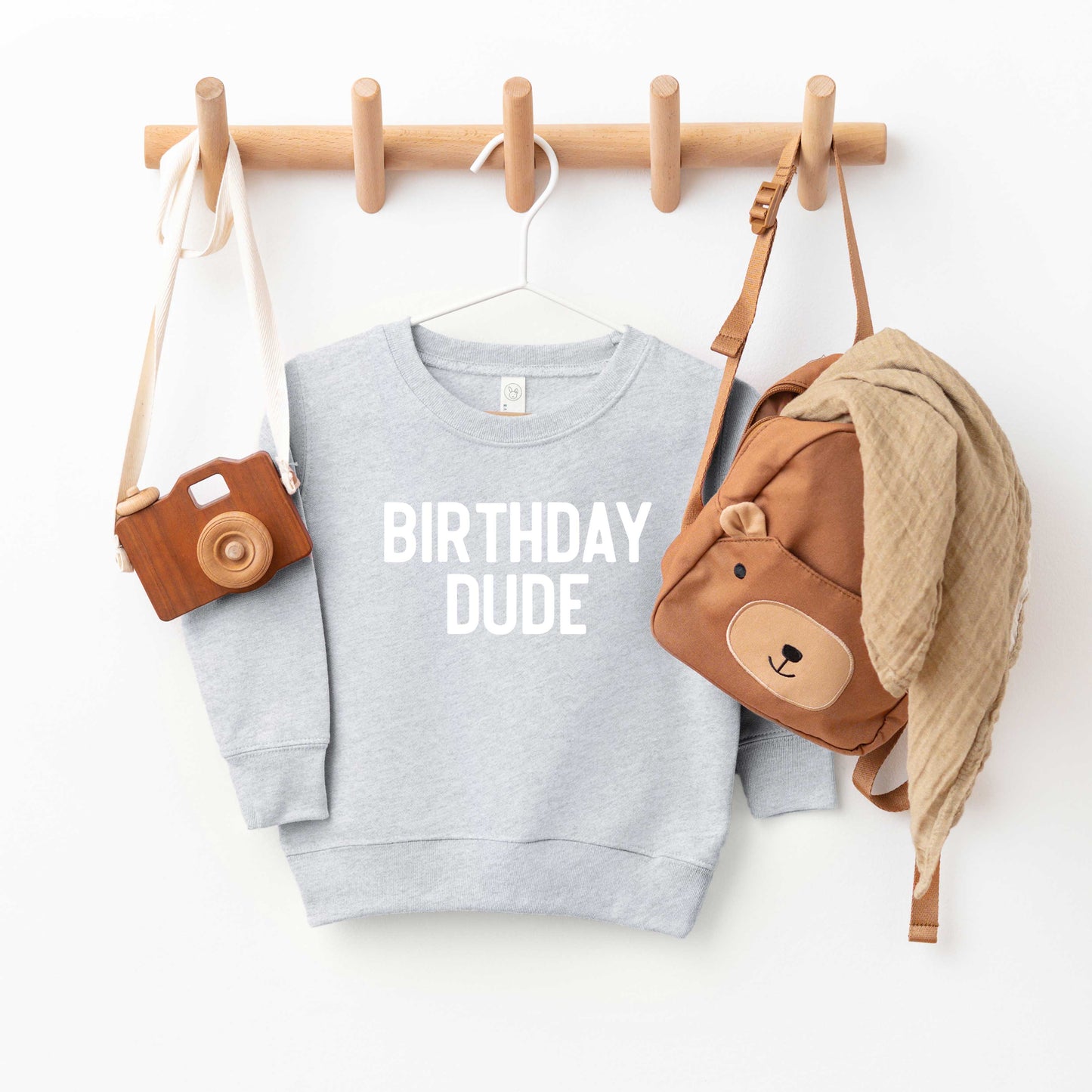 Birthday Dude Bold | Toddler Graphic Sweatshirt