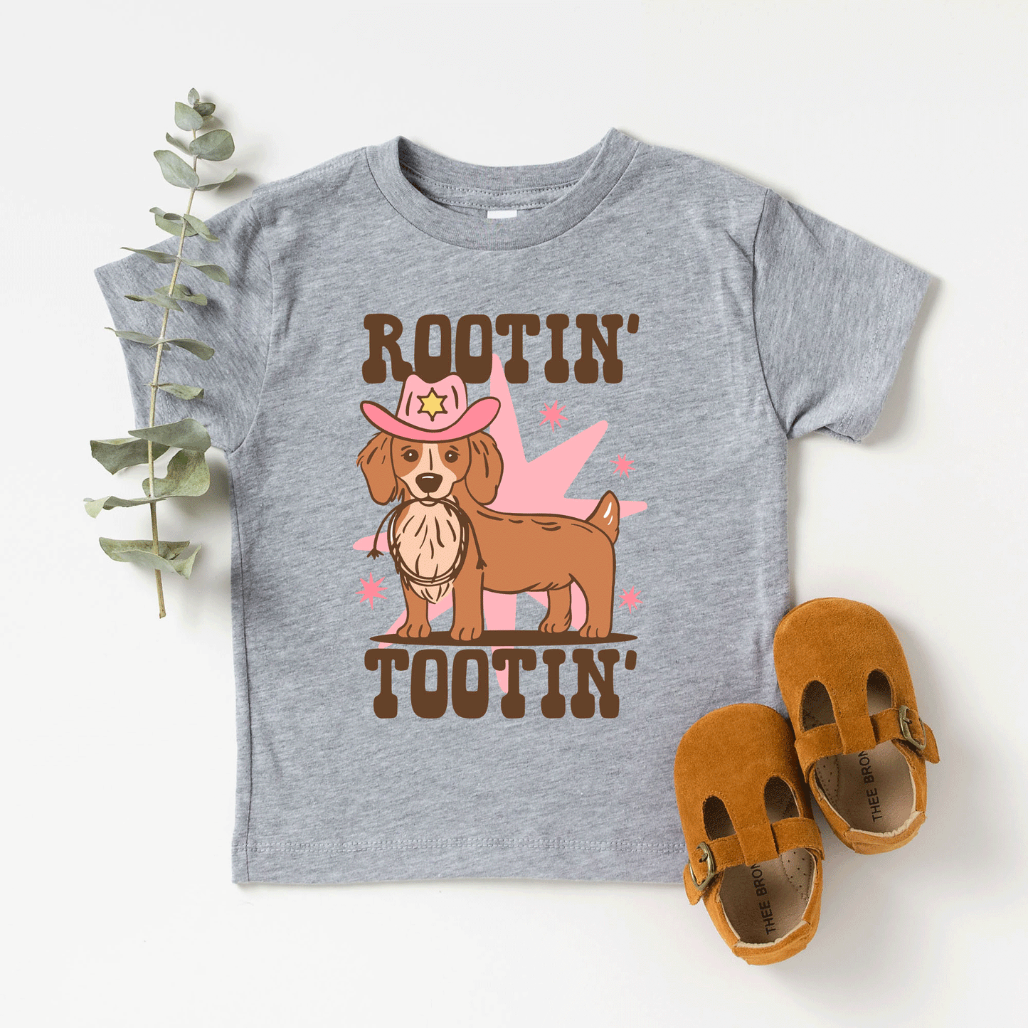 Rootin' Tootin' Dog | Toddler Graphic Short Sleeve Tee