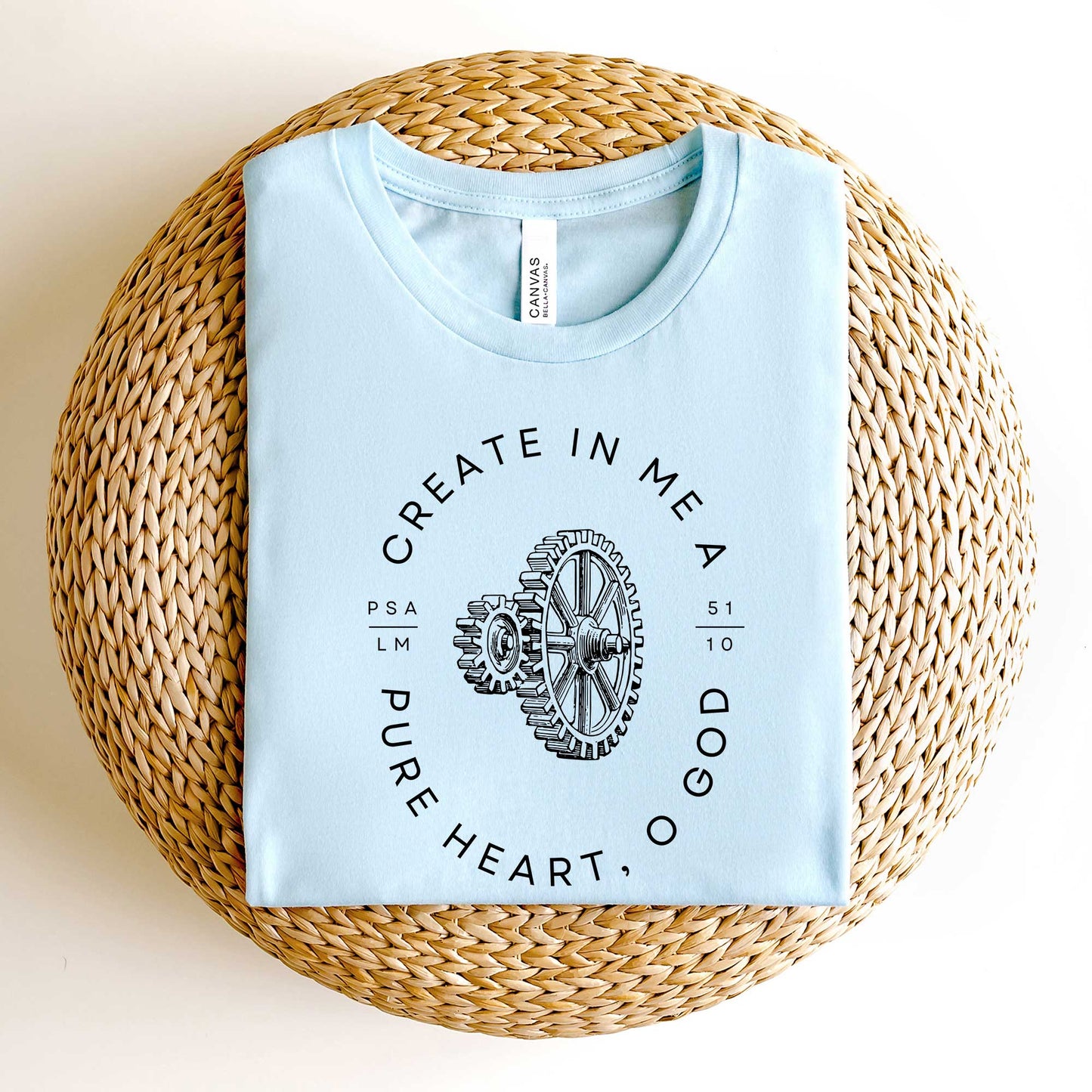 Pure Heart O God | Short Sleeve Graphic Crew Neck