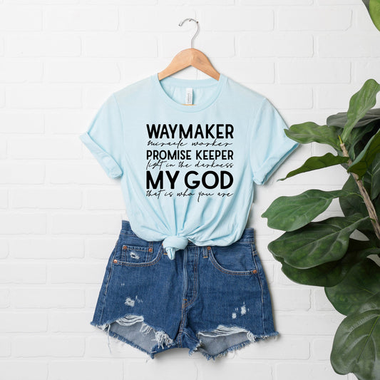 Waymaker Miracle Worker | Short Sleeve Crew Neck