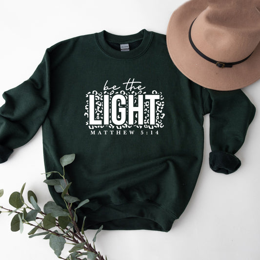 Be The Light Lepoard | Sweatshirt