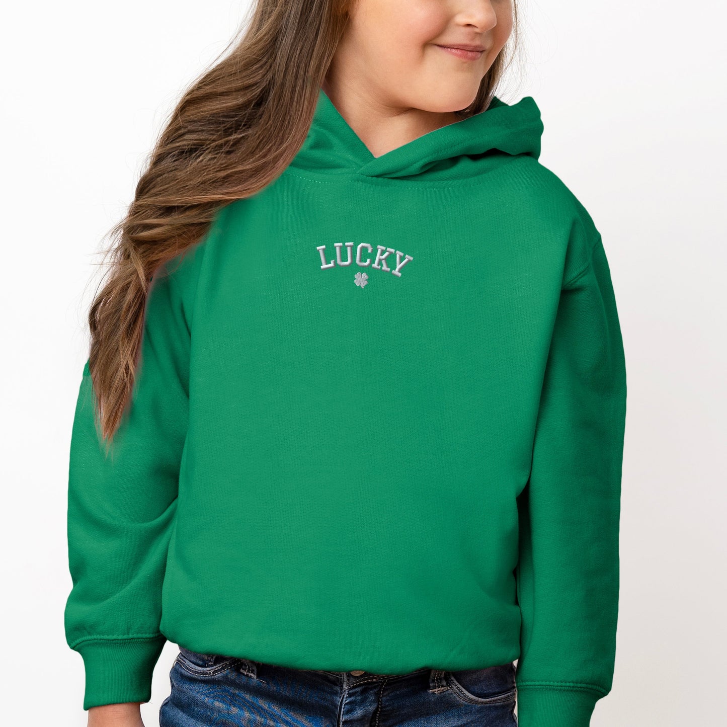 Embroidered Lucky Clover | Toddler Graphic Hoodie